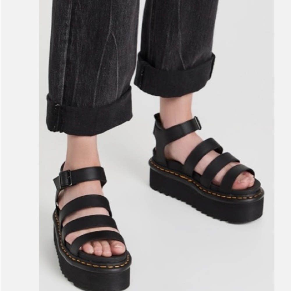 Dr. Marten Blaire Platform Sandals - Size 8 (runs large!)